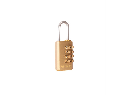 Lacat din alama cu cifru, 21 mm, Geko G10912