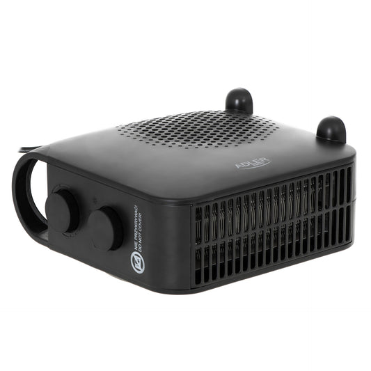 Aeroterma ceramica 2000 W, indicator luminos, termostat, negru, Adler AD7725b