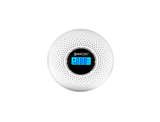 Detector de fum si monoxid de carbon Safesensor2000 2In1, afisaj LCD, wireless, MalTec 110634