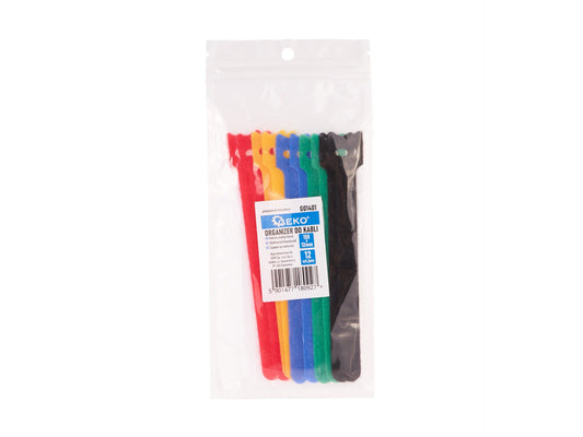 Set benzi velcro, 150 mm x 12 mm, 12 elemente, Geko G01401