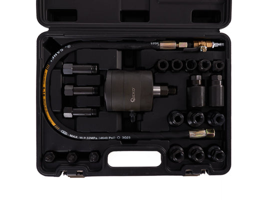 Extractor pneumatic pentru injectoare cu adaptoare, Geko G02654