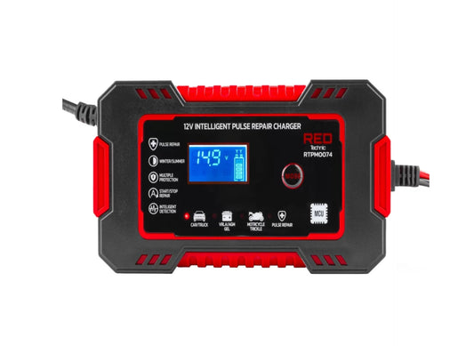 Redresor cu microprocesor, 12 V, Red Technic RTPM0074