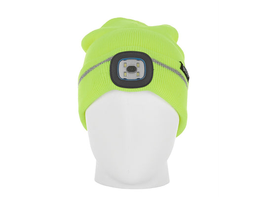 Caciula de iarna cu lanterna LED reincarcabila, Geko G90406