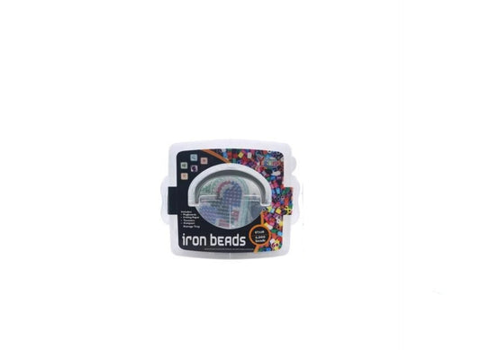 Set creativ margele de calcat, 6000 piese, pensete, multicolor, MalPlay 109377