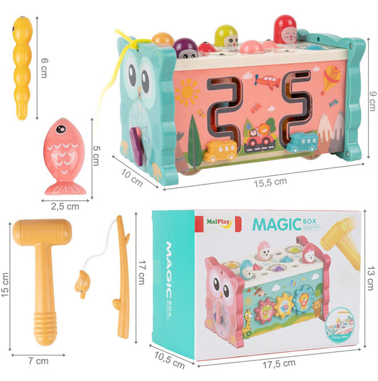 Centru de activitati 8 in 1 Magic Box, MalPlay 109877