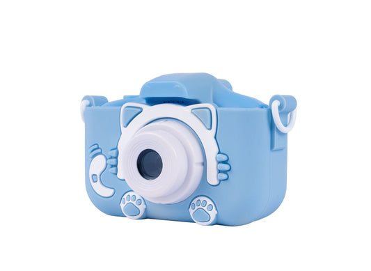 Aparat foto digital pisicuta pentru copii, albastru, MalPlay 110870