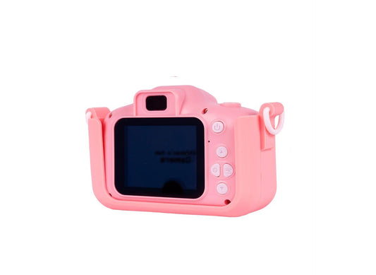 Aparat foto digital pisicuta pentru copii, roz, MalPlay 110871