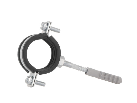 Clema metalica cu cauciuc pentru fixare tevi in perete, 1", 32 - 36 mm, Geko G17291