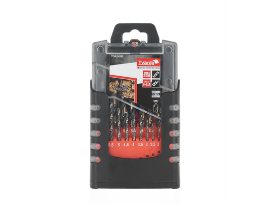Set burghie pentru metal HSS, 1 - 13 mm, 25 elemente, Tvardy T02002