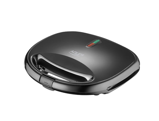 Aparat pentru copt forme coji de nuci, 12 forme, 1200 W, negru, indicator luminos, placi neaderente, Adler AD3071