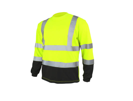 Bluza T-REF fluorescent galben cu dungi reflectorizante, marimea XL, Artmas ART703008