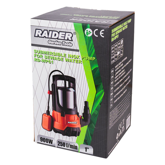 Pompa submersibila inox RD-WP61, 8.5 m, 250 l / min, 8.5 m, Raider 070168