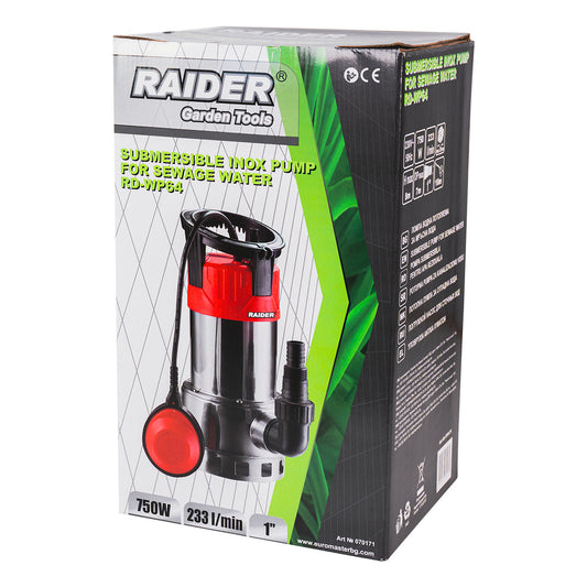 Pompa submersibila RD-WP64, 750 W, 1", 233 l / min, 8 m, Raider 070171