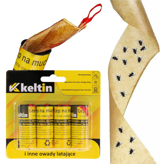 Banda de hartie lipicioasa pentru muste, Keltin K02527