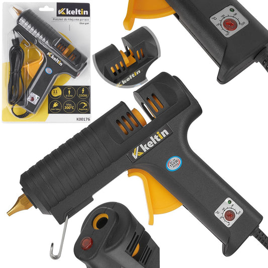 Pistol de lipit cu temperatura reglabila, 150 W, 11 mm, temperatura maxima 200 grade Celsius, Keltin K00176