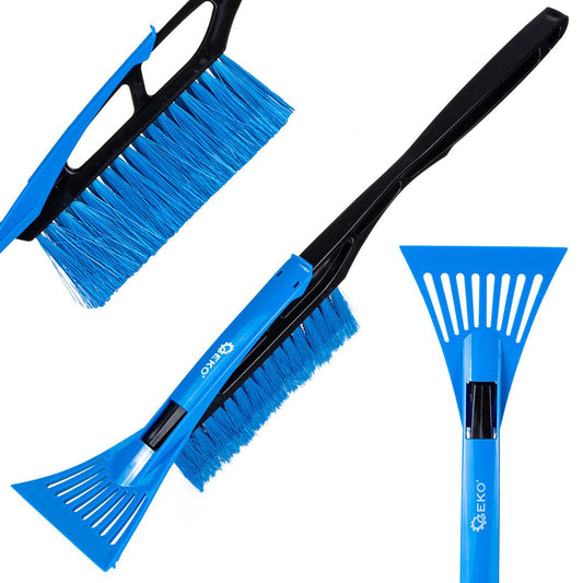 Perie cu racleta pentru deszapezire masina, 52 cm, Geko G73853