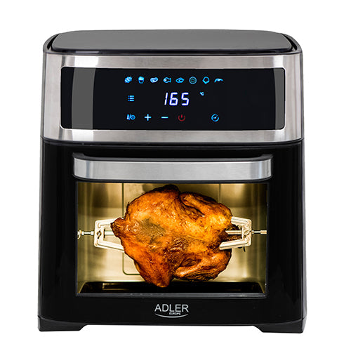 Cuptor fara ulei 8 in 1, 2500 W, capacitate 13 l, Adler AD6309