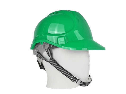 Casca de protectie reglabila, reglare marime 53-62 cm, verde, Geko G90038