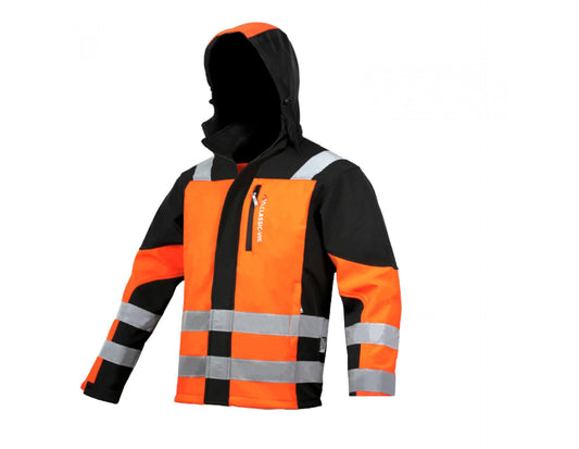 Jacheta Softshell Orange Classic-Vis, marimea L, Artmas ART701044