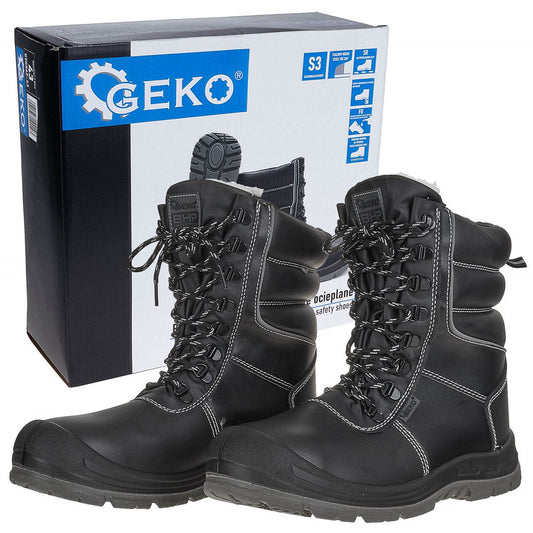 Pantofi de lucru izolati de iarna S3 SR FO, marimea 44, Geko G90562-44