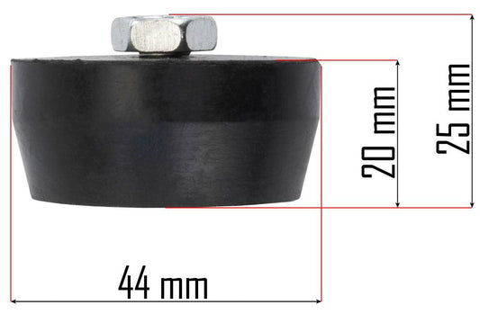 Amortizor pentru compresor, Powermat PM-KO-24T-AMR