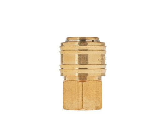 Conector rapid din alama tip mama, filet interior 1 / 4", Tvardy T00276