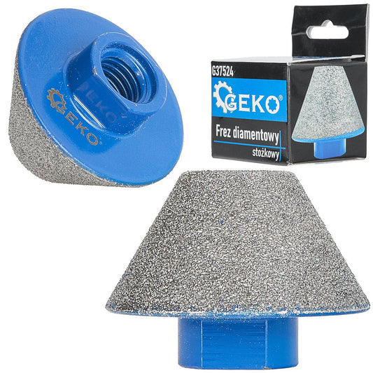 Freza conica diamantata, prindere M14, 20-48 mm, Geko G37524