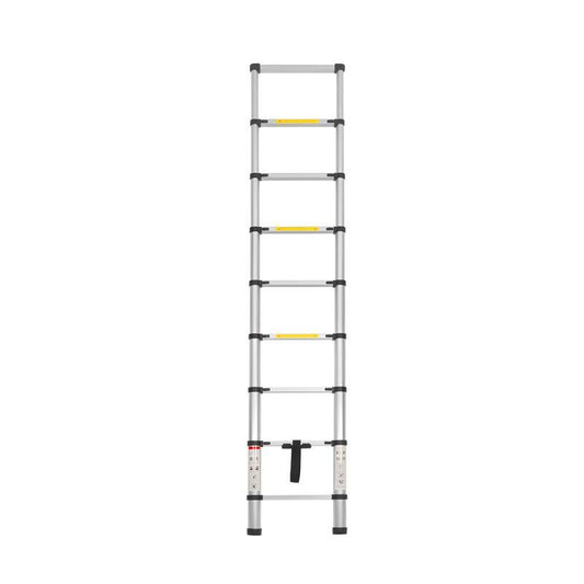 Scara din aluminiu cu 8 trepte, 2.6 m, capacitate maxima 150 kg, Kraft&Dele KD4072