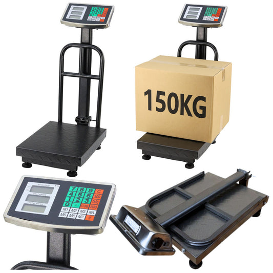 Cantar electronic cu afisaj LCD pentru depozit, 20g-150 kg, Lean 26623