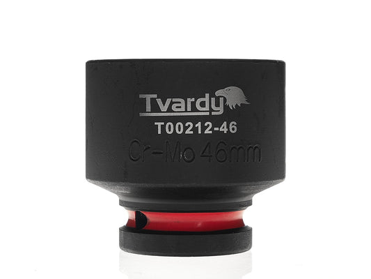 Cheie tubulara de impact in 6 puncte 3 / 4", 46 mm, Cr-Mo, Tvardy T00212-46