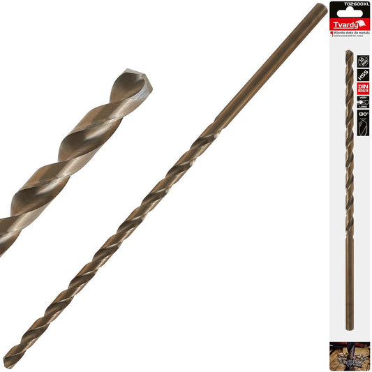 Burghiu HSS pentru metal 10 x 340 mm DIN1869, Tvardy T02600XL