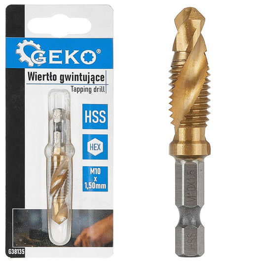 Burghiu HSS HEX, M10 x 1.50 mm, Geko G38135
