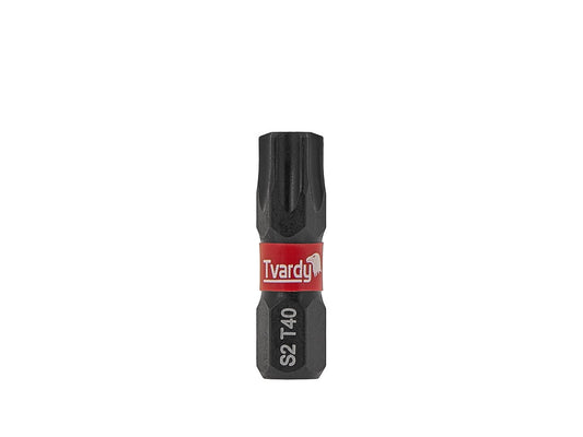 Set biti de impact T40, 25 mm S2, 10 bucati, Tvardy T00181-25-10