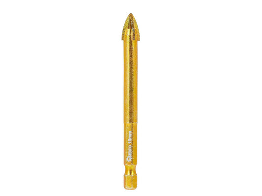 Burghiu pentru sticla si ceramica HEX, 10 mm, Geko G39701J
