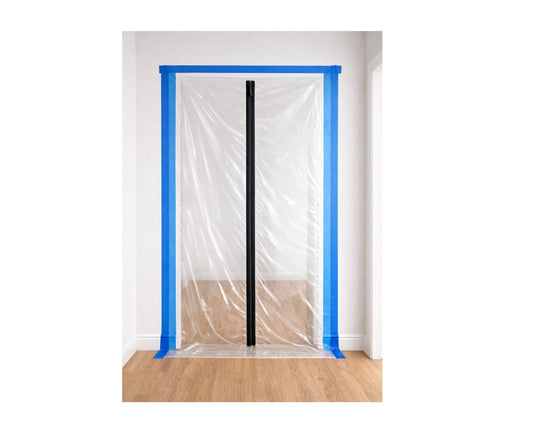 Folie anti-praf pentru constructii tip I, 220 x 120 cm, Geko G66407