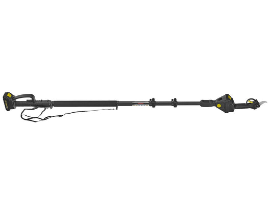Foarfeca de gradina electrica cu tija telescopica, 1.65 - 2.50 m, 30 mm, 2 x 2 Ah, 21 V, Geko G80663
