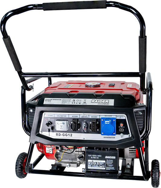 Generator pe benzina in 4 timpi RD-GG12, 7.5 kW, pornire electrica, Raider 090108