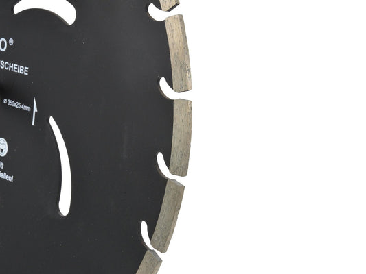 Disc diamantat negru, 350 x 10 x 25.4 mm, Geko G00297