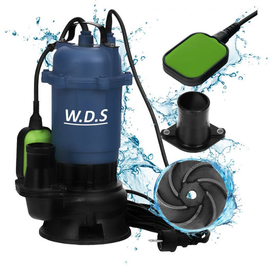 Pompa submersibila cu plutitor W.D.S., 2850 W, 2", 30000 l / h, Kraft&Dele WDS2422
