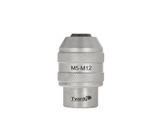 Adaptor pentru tarozi, 3 / 8", M5-M12, Cr-V, Tvardy T00035