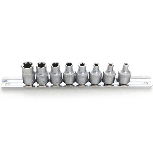 Set tubulare torx, 3 / 8", 8 bucati, Kraft&Dele KD10230