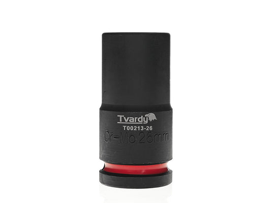 Cheie tubulara de impact in 6 puncte 3 / 4", 26 mm, Cr-Mo, Tvardy T00213-26