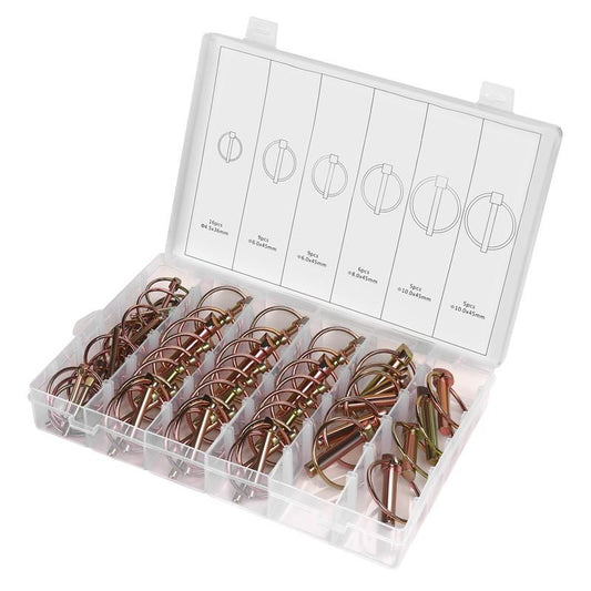 Set stifturi arcuri cu clips, 50 bucati, Kraft&Dele KD11799