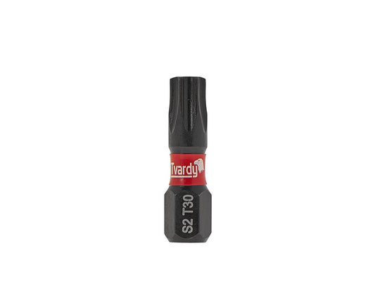 Set biti de impact T30, 25 mm S2, 10 bucati, Tvardy T00180-25-10