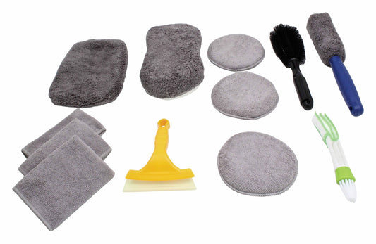 Set pentru curatare auto, 12 piese, Asta Tools S-CL12SET