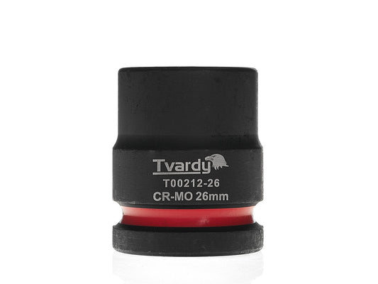 Cheie tubulara de impact in 6 puncte, 3 / 4", 26 mm, Tvardy T00212-26