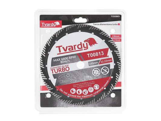 Disc diamantat Turbo, 230 x 15 x 22.23 mm Profi, Tvardy T00813