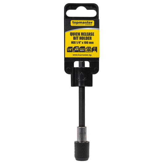 Suport magnetic pentru biti, 1 / 4", 100 mm, Topmaster 330635