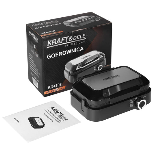 Aparat de facut vafe / gofre, 2200 W, Kraft&Dele KD4107