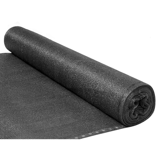 Plasa de umbrire pentru gard, 1.5 m, 25 m, 140g/m², gri inchis, Lean 25839
